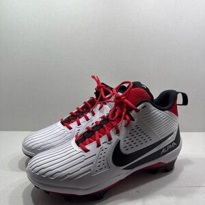 Nike Alpha Menace Strong Cleats University Red Football Mens Size 13